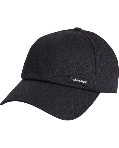 Calvin Klein Metal Lettering Bb Cap Cap Black One Size | Lyst UK