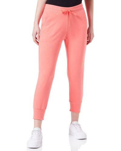 Amazon Essentials Pantalones Jogger Deportivos Estilo Capri de Forro Polar - Rosa
