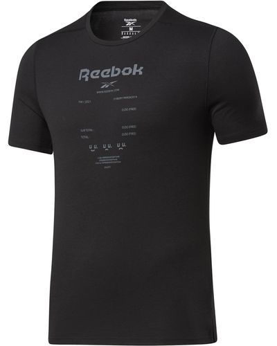 Reebok Speedwick Graphic Move T-shirt - Black