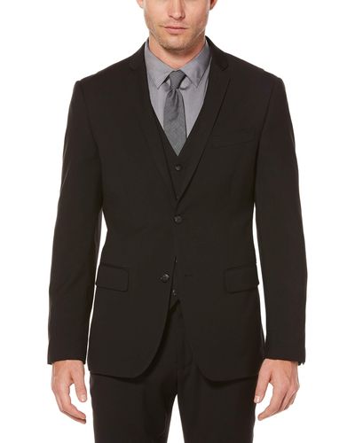 Perry Ellis Regular Fit Suit Jacket - Black