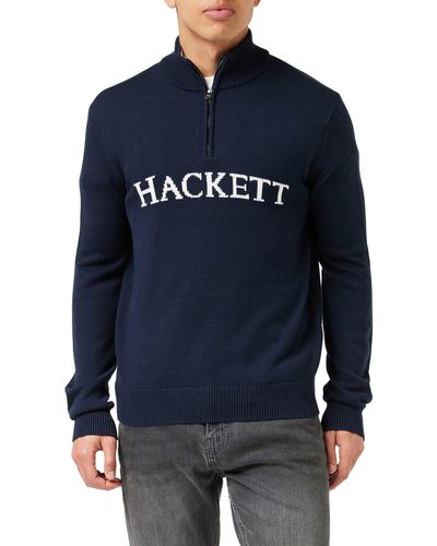 Hackett Hackett Heritage Hz Jumper - Blue