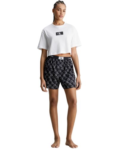 Calvin Klein Pyjama Set Short - Black