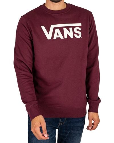 Vans Classic Crew Sweatshirt - Rot