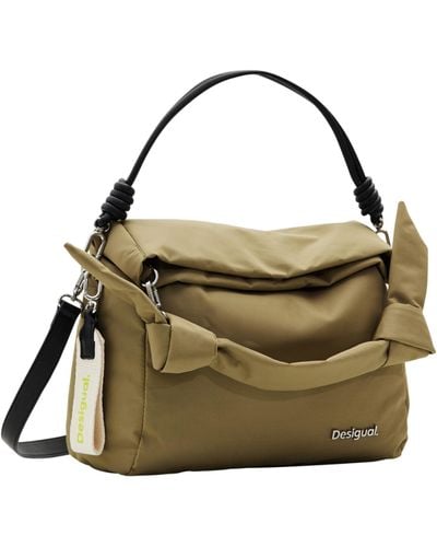 Desigual PRIORI LOVERTY 3.0 Accessories Nylon Hand Bag - Mettallic