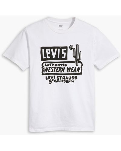 Levi's Graphic Crewneck Tee Whites