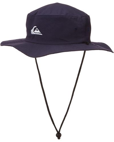 Quiksilver Bushmaster Sonnenschutz Bucket Hat Hut - Blau