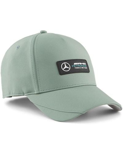 PUMA Mercedes AMG Petronas F1 Team Logo Verstellbare Snapback Mütze - Grün