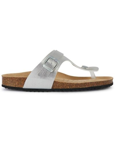 Geox Chanclas D Brionia K para Mujer - Gris