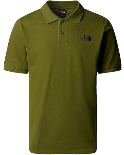 The North Face Piquet Polo Shirt Forest Olive Xxl - Green