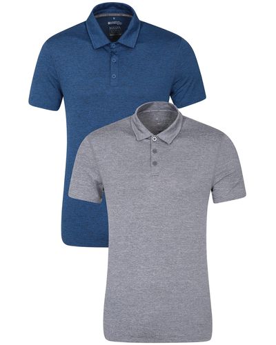 Mountain Warehouse T-Shirt d'été à séchage - Bleu