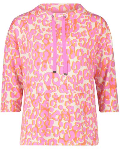 Betty Barclay Sweatshirt mit Kragen Pink/Orange,42