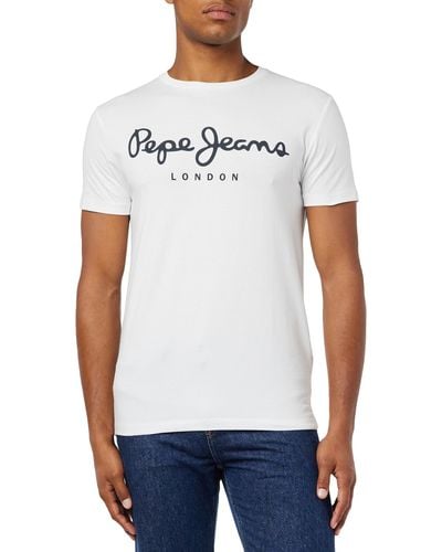 Pepe Jeans Original Stretch T-shirt T Shirt - White