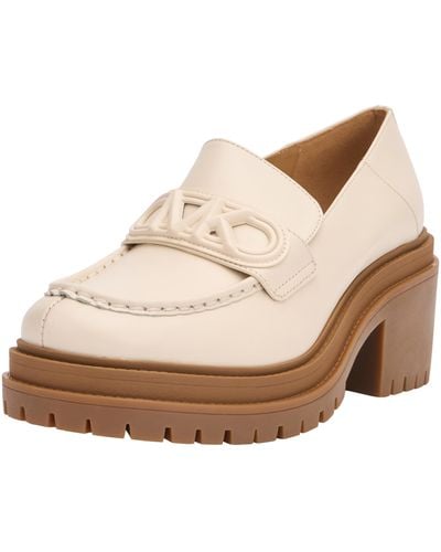 Michael Kors Rocco Heeled Loafer - Neutro