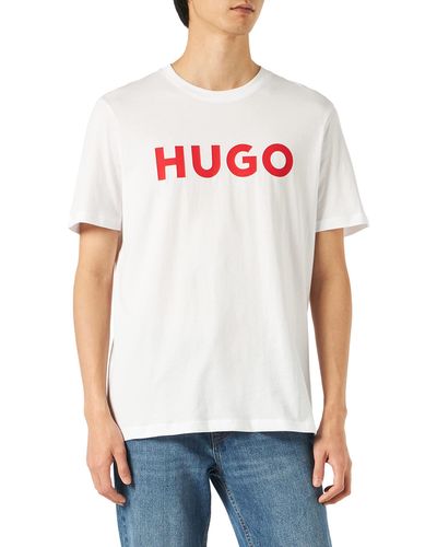 HUGO Dolive193 T-Shirt, - Weiß