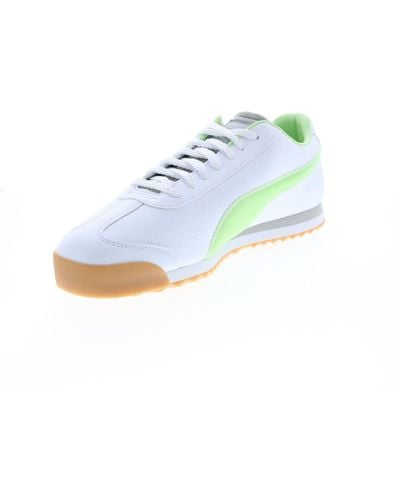 PUMA S Roma PPE White Lifestyle Sneakers Shoes 9 - Blau