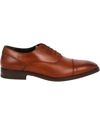 Burton Oxford-Schuhe aus Leder mit Zehenkappe - Braun