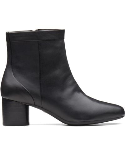 Clarks Un Cosmo Up S Ankle Boots Black 7.5 Uk