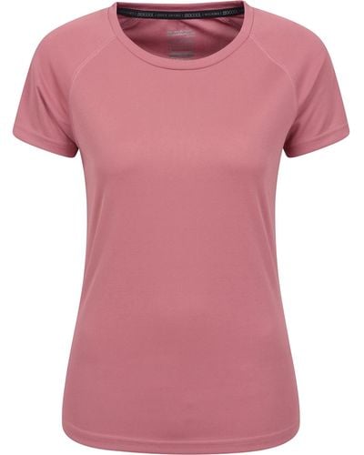Mountain Warehouse Shirt da Donna Endurance - Top Estivo da Donna - Rosa