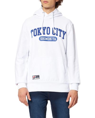 Superdry City University Hooded Sweatshirt - White