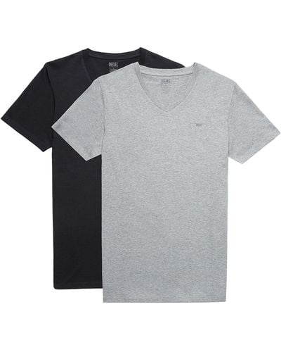 DIESEL Umtee-michael-tube-twopack T shirt - Noir