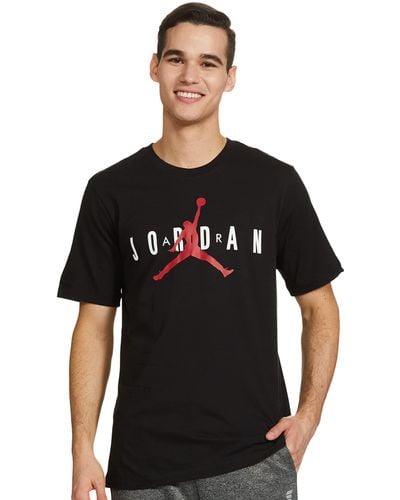 Nike J Sleeve T-shirt Ctn Jrdn Air Wrdmrk - Zwart