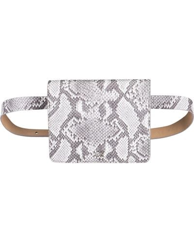 Calvin Klein Ck Embossed Belt Bag - White
