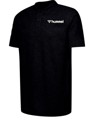 Hummel HMLGO Mover Cotton Polo - 205574, Farbe:2001 Black, Textil:XL - Schwarz