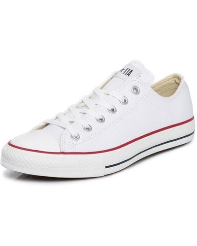 Converse Chuck Taylor Ct Ox Leather - Bianco