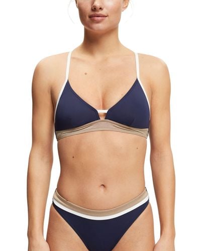 Esprit Tayrona Beach RCS Pad.Bra Top Bikini - Azul