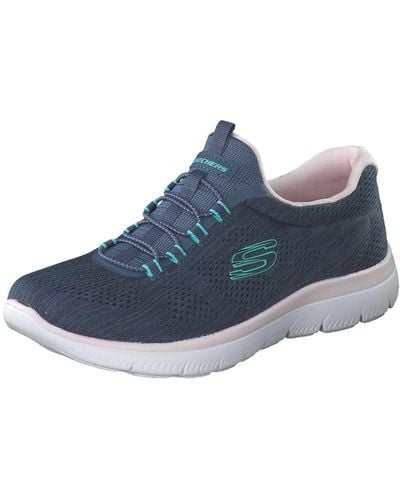 Skechers Air Dynamight-winly Sneakers - Navy - Uk - Blue
