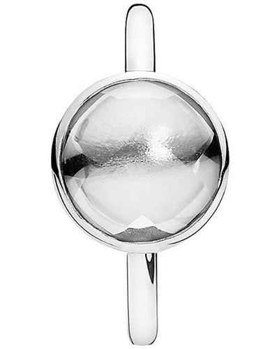 PANDORA Silver Cz Poetic Droplet Ring - White