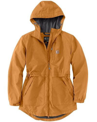 Carhartt Rain Defender Relaxed Fit Lightweight Coat - Brown