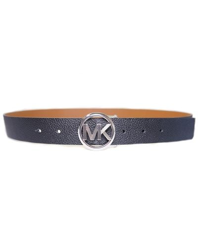 Michael Kors Leather Reversible Belt - Black