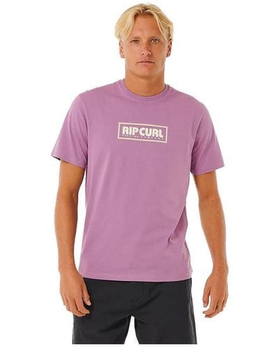 Rip Curl Big Mumma Icon Short Sleeve T-shirt M Purple