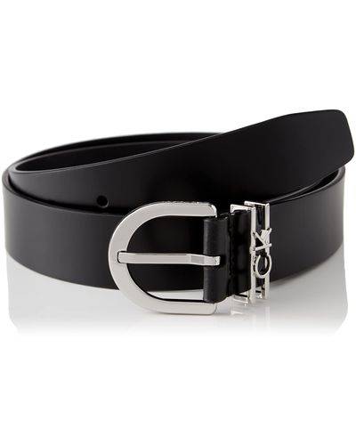 Calvin Klein Ck Must Ck Loop Riem Voor - Zwart