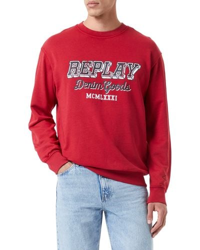 Replay M6314 Sweatshirt - Red