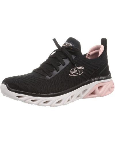 Skechers 149553/BKPK Glide-Step Sport-Level Up Sneaker Sportschuhe Turnschuhe schwarz/weiß/rosa