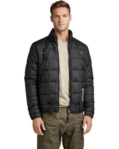 G-Star RAW Meefic sqr Quilted HDD jkt Chaqueta - Negro