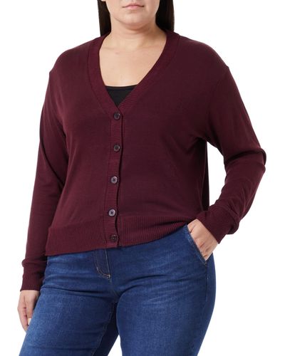 Triumph Thermal Jumper Cardigan Pyjama Top - Purple