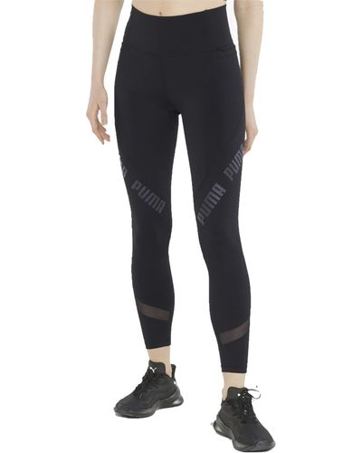PUMA Out Foundation Athletic 7/8 Tights Leggings - Blue