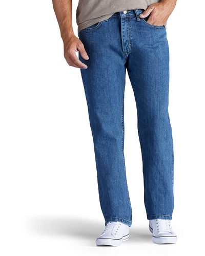 Lee Jeans Jeans mit lockerer Passform und geradem Bein - Blau