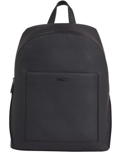 Calvin Klein Backpack With Zip Small - Black