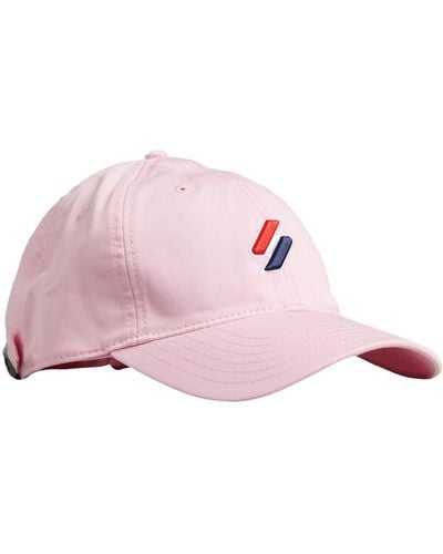 Superdry Code Essential Baseball Cap - Pink