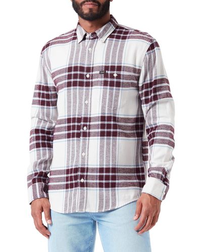 Lee Jeans Riveted Shirt - Rot