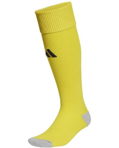 adidas Ib7815 Milano 23 Sokken Volwassenen Team Yellow/black Maat Xxl - Geel