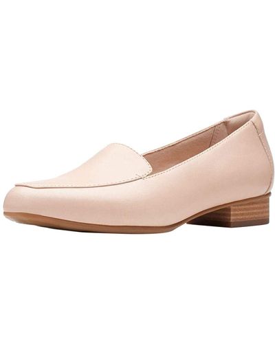 Clarks Juliet Lora S Wide Fit Loafers 5 Uk Blush - Black