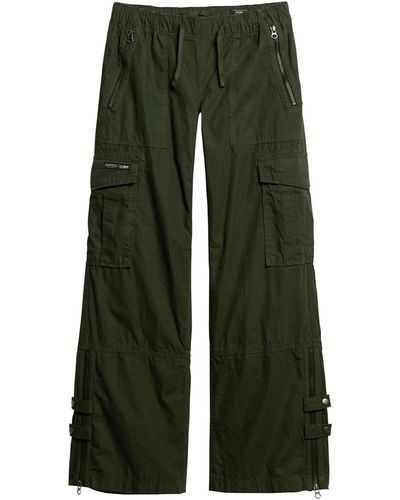 Superdry Vintage Lr Elastic Cargo Pant Suit Trousers - Green