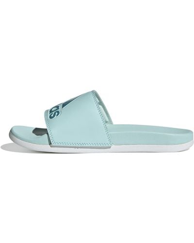 adidas Adilette Comfort Slides Badslipper - Blauw