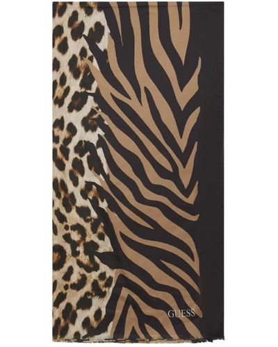 Guess Foulard print animal jeans - Multicolore