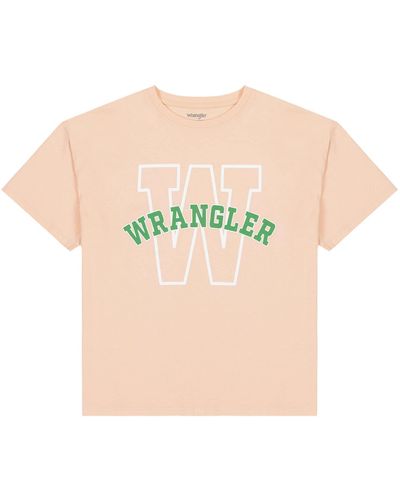 Wrangler Girlfriend Tee T-shirt - Natural